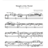 Ноты Animenz - Weight of the World - NieR: Automata ED
