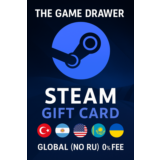 Карта Steam TR/AR/US/KZ/UA | Глобально (кроме РФ) | 0%