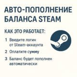 6% - Пополнение баланса Steam - РФ-КЗ-UA-СНГ