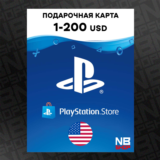 ❇️ Пополнение PlayStation Network USA 1 - 200 USD