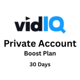 Личный аккаунт VidIQ Boost – 30-дневный доступ