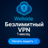 WellSide VPN -Защищённое соединение по VLESS | 1 месяц