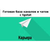 База 9000 каналов и чатов про Карьеру с tgstat