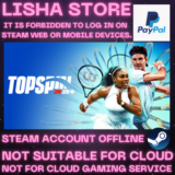 TopSpin 2K25 ОГРАНИЧЕННАЯ ФУНКЦИЯ Оффлайн на 90 дней
