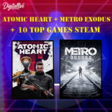 Atomic Heart + Metro Exodus + 10 Топовых Игр Steam
