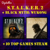 STALKER 2 +  10 Топовых Игр Steam