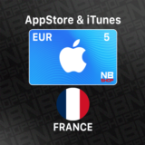 Карта Apple iTunes 5€ EUR (France) Франция