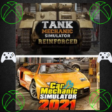Car Mechanic Simulator 2021 & Tank Mechanic SimulatXBOX