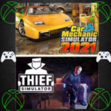 Car Mechanic Simulator 2021 & Thief Simulator XBOX