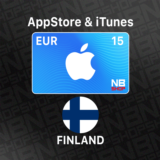 Карта Apple iTunes 15€ EUR (Finland) Финляндия