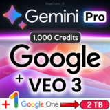 Gemini AI PRO | VEO 3 + FLOW | 1000 Credits | ЧАСТНЫЙ