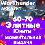 WAR THUNDER 60-70 ЭЛИТНЫХ ЮНИТОВ НА АККАУНТЕ