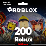 Подарочная карта Roblox на 200 Robux | Глобальный код