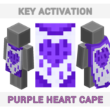 Ключ Purple Heart Плащ✦Minecraft Java & Bedrock GLOBAL