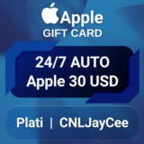 24/7 АВТО | Apple 30 долларов США (подарочная карта)