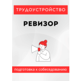 Ревизор. Трудоустройство. Собеседование