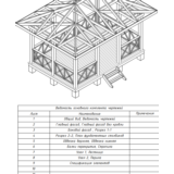 Гостевая деревянная беседка 3,1*4,8м