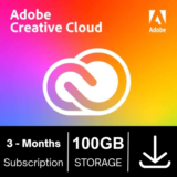 Adobe Creative Cloud 3 месяца Глобальная