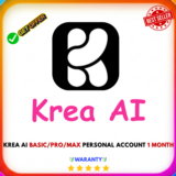 Персональный аккаунт Krea AI Basic/Pro/Max на 1 месяц