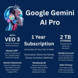 GOOGLE GEMINI AI PRO + VEO 3 | 12 MONTHS | PERSONAL AC