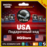 ⭐Подарочная карта Steam Wallet на 5–200 долларов США