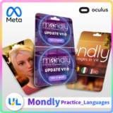 Mondly: Practice Languages in VR🥇Oculus Quest1/2/3/Pro