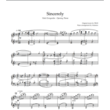 Ноты Animenz - Sincerely – Violet Evergarden OP