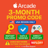 Apple Arcade – 3 Месяца 🇺🇸 | Ключ + Мгновенно 🚀