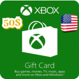 КАРТА ПОПОЛНЕНИЯ БАЛАНСА XBOX 50 USD США