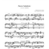 Ноты Animenz - Snow Halation - Love Live! OST