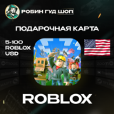 ROBLOX 5-100 USD РОБУКСЫ GIFT CARD США/US
