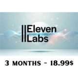 План ELEVENLABS для создателей — 3 месяца — всего за 18