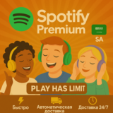 🎵Spotify Premium - 1 месяц подписки | SA