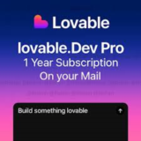 Lovable Pro (1 год) [НА ВАШУ ЭЛЕКТРОННУЮ ПОЧТУ]