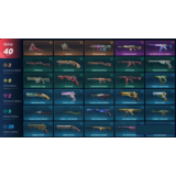 VALORANT | .SYS Melee | 40 скинов | 186 LVL