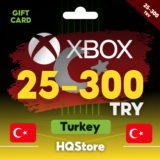 🎮Подарочная карта Xbox Live на 25-300 TRY (ТУРЦИЯ)