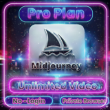 Midjourney Pro Plan Неограниченное количество видео Еже