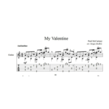 My Valentine (Пол Маккартни) ноты для гитары
