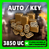 24/7 АВТО | 3850 UC КЛЮЧ | PUBG Mobile GLOBAL