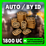 24/7 АВТО | 1800 UC ПО ID | PUBG Mobile GLOBAL