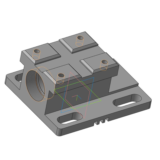 МЧ00.04.00.004 корпус 3D модель в компасе