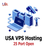 USA VPS 25 портов открыт – ежемесячные планы хостинга