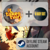 Оффлайн аккаунт STEAM  | IT TAKES TWO + A WAY OUT |