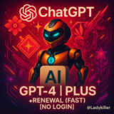 Chat GPT PLUS 1 MONTH AND 3 MONTHS FAST | CHEAP
