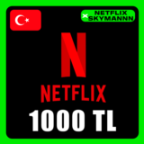 АВТО Карта пополнения Netflix 1000 TL ТУРЦИЯ 24/7