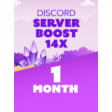 🚀 14 Discord Server Boosts – 1 Month
