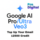 Пополнение баланса Gemini AI Ultra Flow Veo3 на 12500