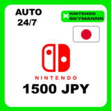 АВТО КАРТА ПОПОЛНЕНИЯ Nintendo eShop 1500 JPY ЯПОНИЯ