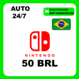 АВТО КАРТА ПОПОЛНЕНИЯ Nintendo eShop 50 BRL БРАЗИЛИЯ