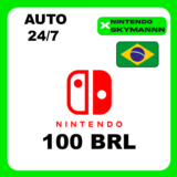АВТО КАРТА ПОПОЛНЕНИЯ Nintendo eShop 100 BRL БРАЗИЛИЯ
